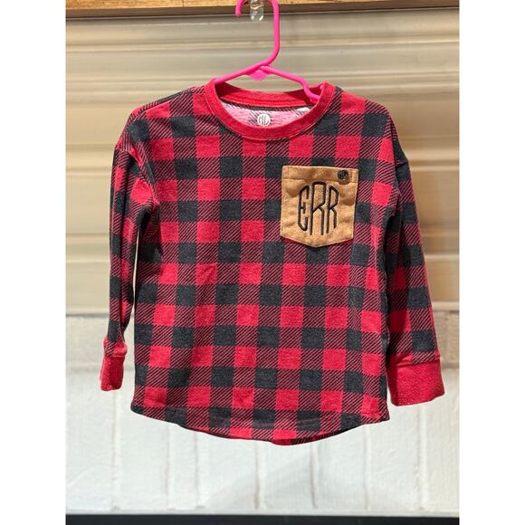 Marleylilly Long Sleeve Top Initials ERR Size 3T - Picture 1 of 6